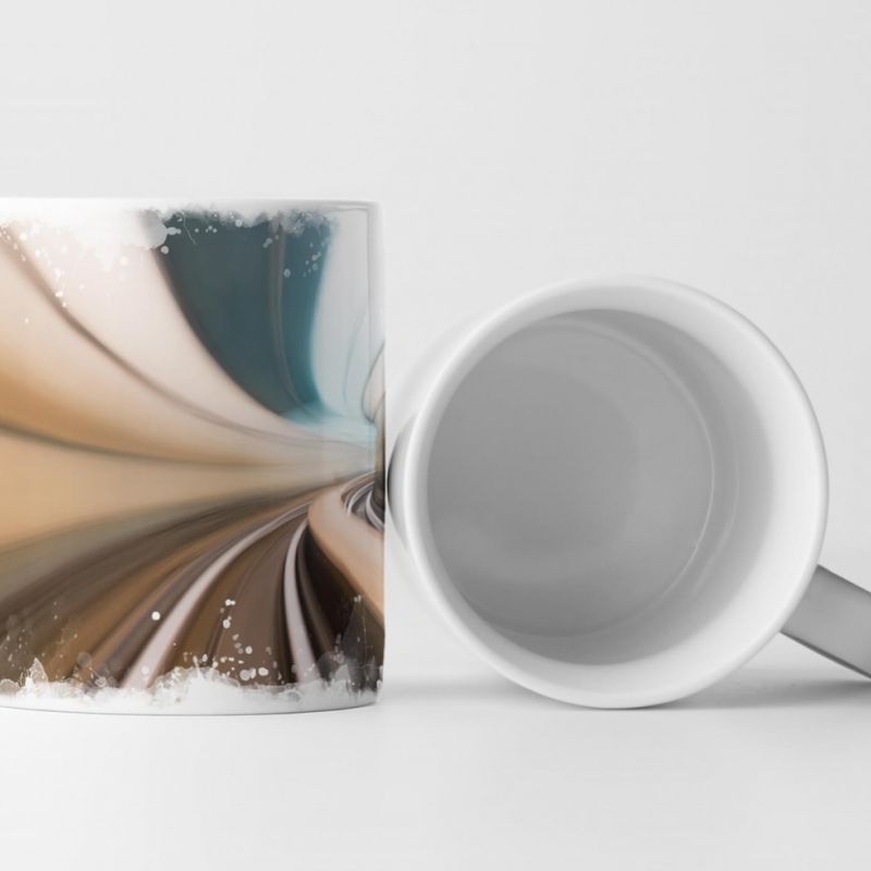 Tasse Geschenk Bild – Bewegung Urban Highway Tunnel