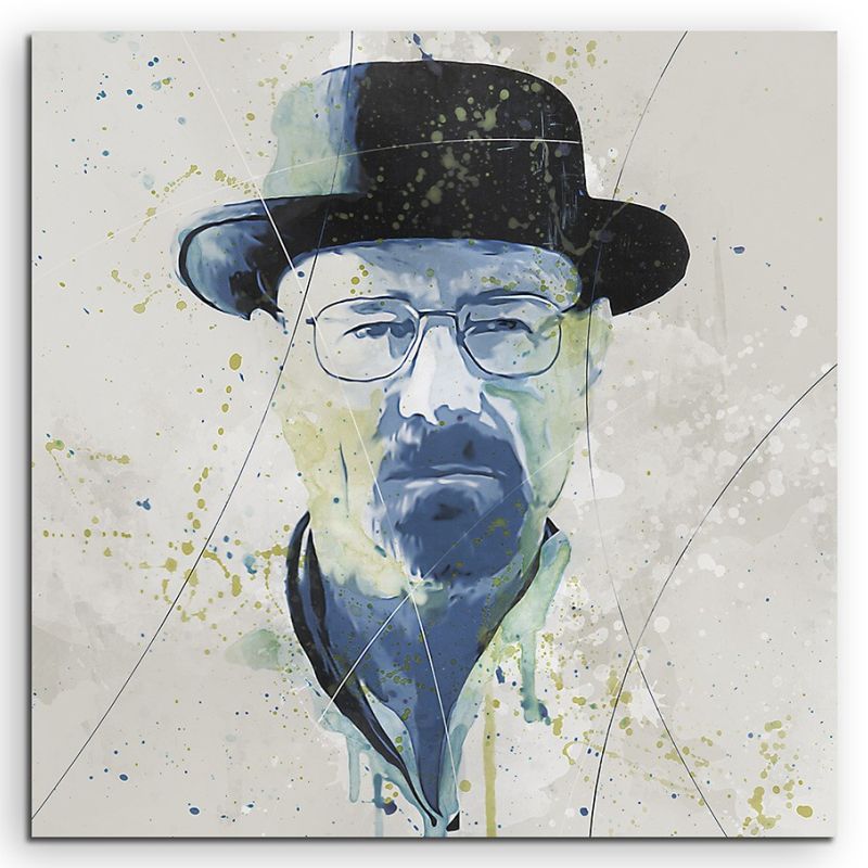 BB Heisenberg I Aqua 60x60cm Aqua Art Wandbild