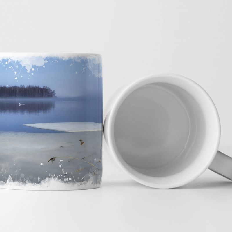 Tasse Geschenk Landschaftsfotografie – Schwedischer Frühlingsmorgen