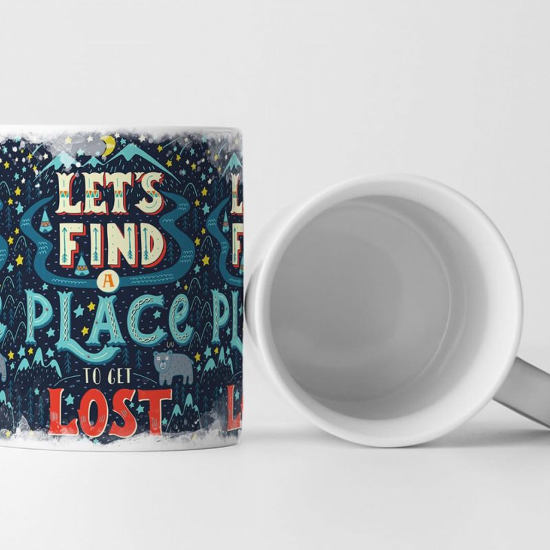 EAU ZONE Motiv Spruch Tasse Geschenk