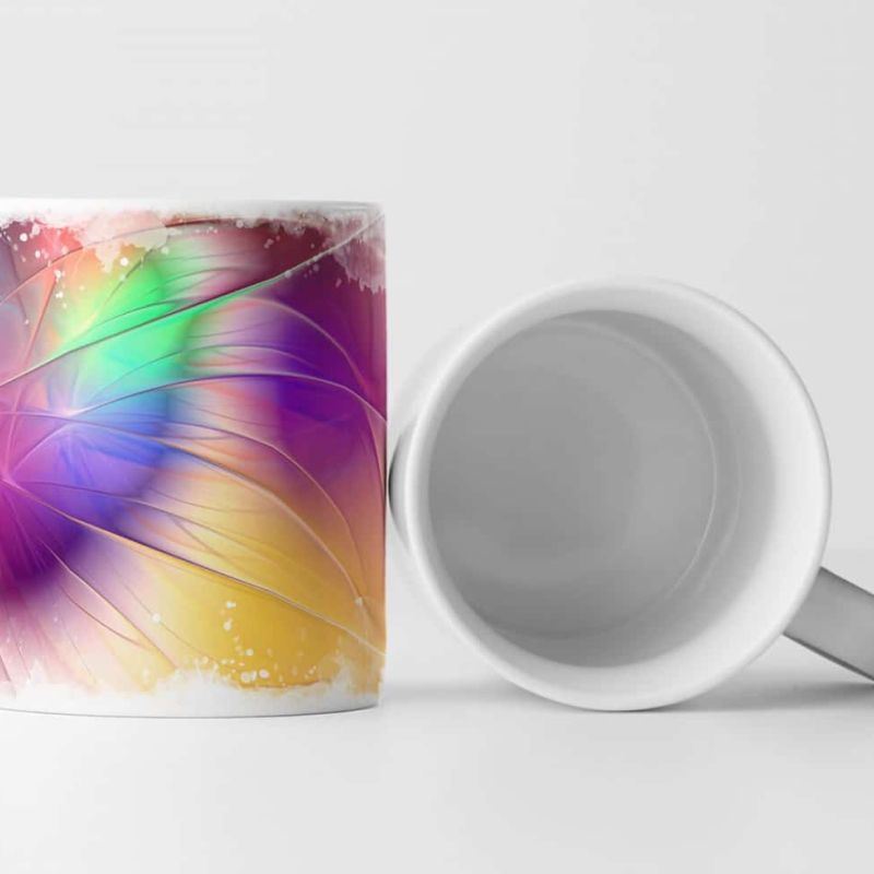 Tasse Geschenk Digitale Grafik – Fröhliche Farbenexplosion