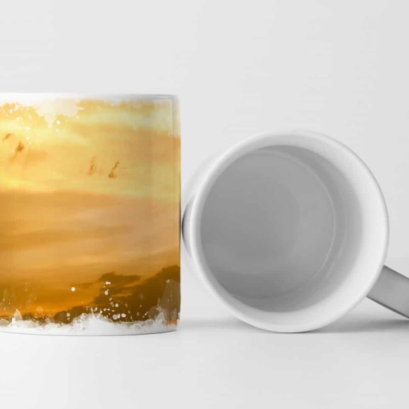 Tasse Geschenk Dramatischer Himmel