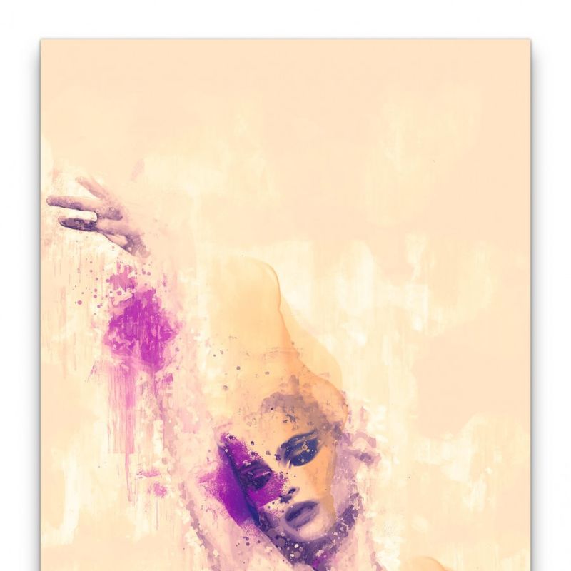 Natalie Portman Black Swan Abstrakt Kunst Ballerina Ballett 60x90cm Leinwandbild