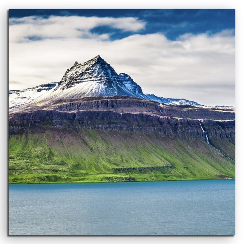 Landschaftsfotografie – Vulkanlandschaft, Island auf Leinwand