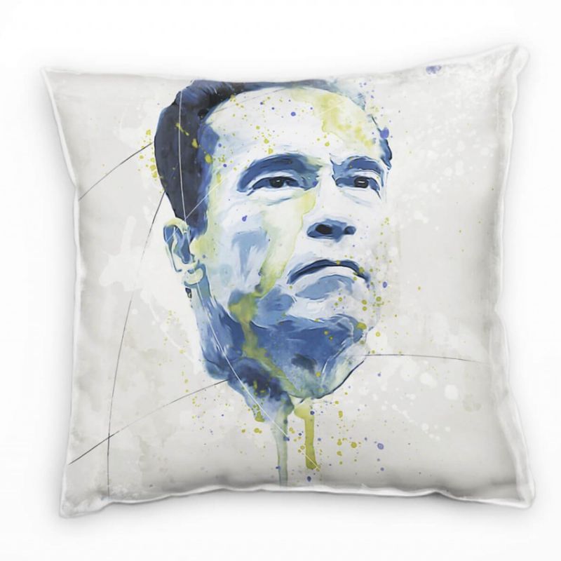 Arnold Schwarzenegger I Deko Kissen Bezug 40x40cm für Couch Sofa Lounge Zierkissen