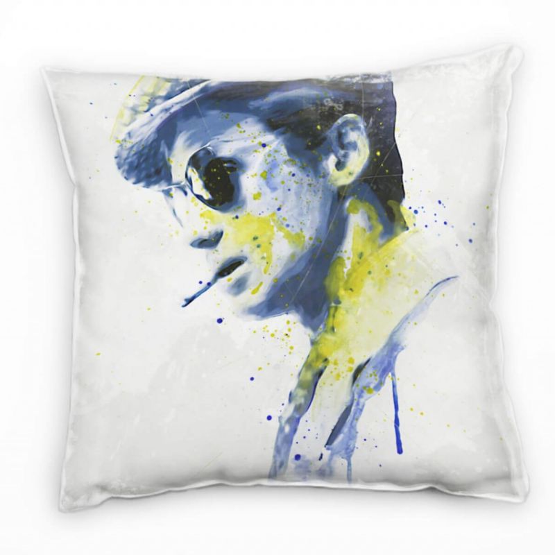 Jean Paul Belmondo Deko Kissen Bezug 40x40cm für Couch Sofa Lounge Zierkissen