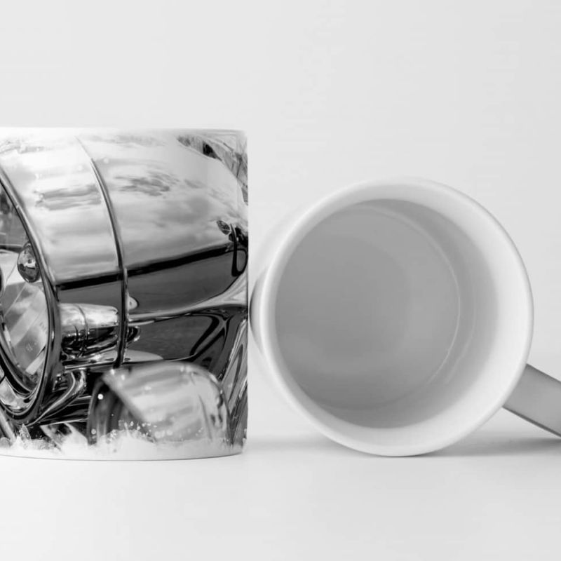 Tasse Geschenk Künstlerische Fotografie – Motorrad Scheinwerferlicht