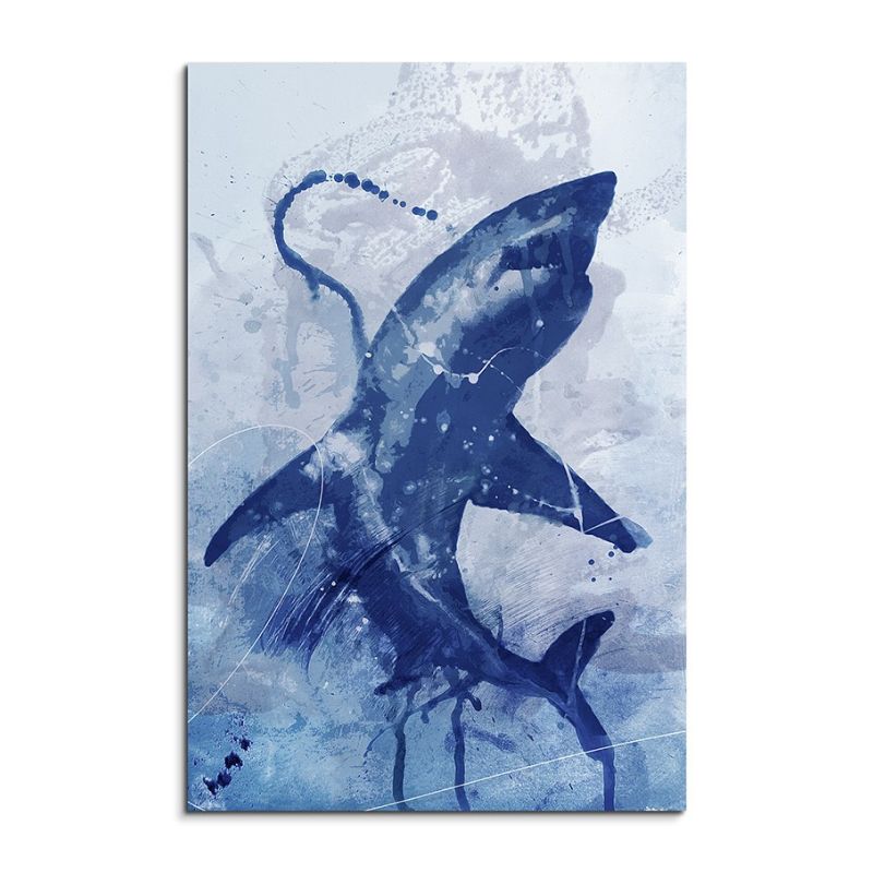 Hai Art 90x60cm  Aquarell Art Leinwandbild