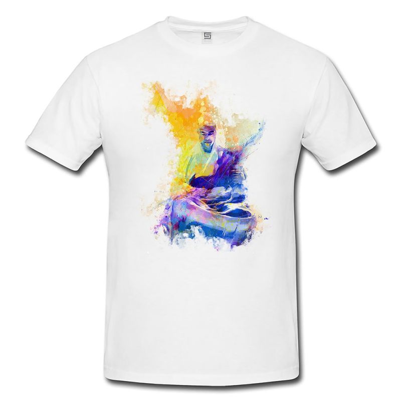 Kung Fu II  Herren und Damen T-Shirt Sport Motiv aus Paul Sinus Aquarell