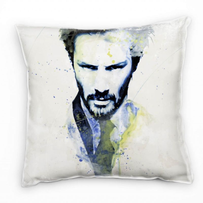 Keanu Reeves III Deko Kissen Bezug 40x40cm für Couch Sofa Lounge Zierkissen