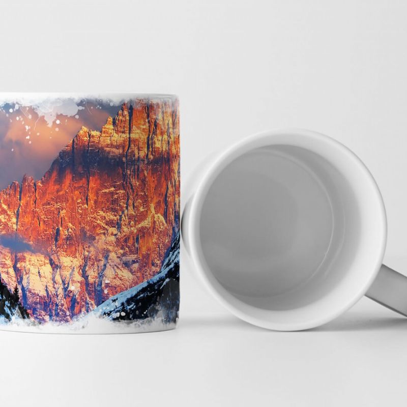 Tasse Geschenk Landschaftsfotografie –  Monte Civetta in den Dolomiten Italien