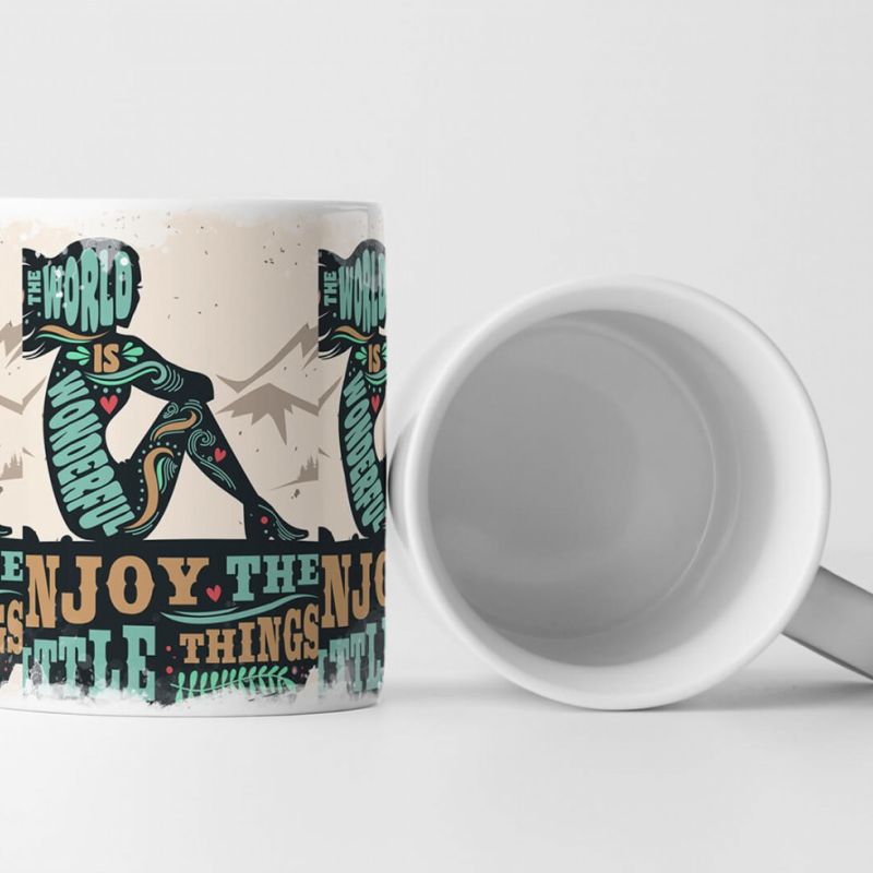 EAU ZONE Motiv Spruch Tasse Geschenk