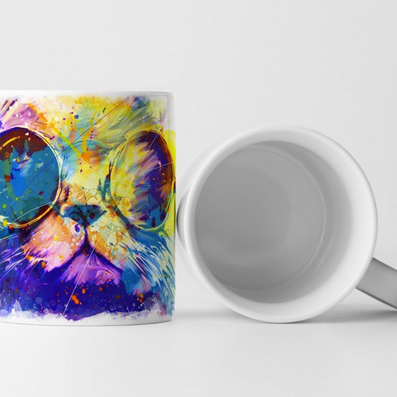 Cool Cat Tasse als Geschenk,  Design Sinus Art