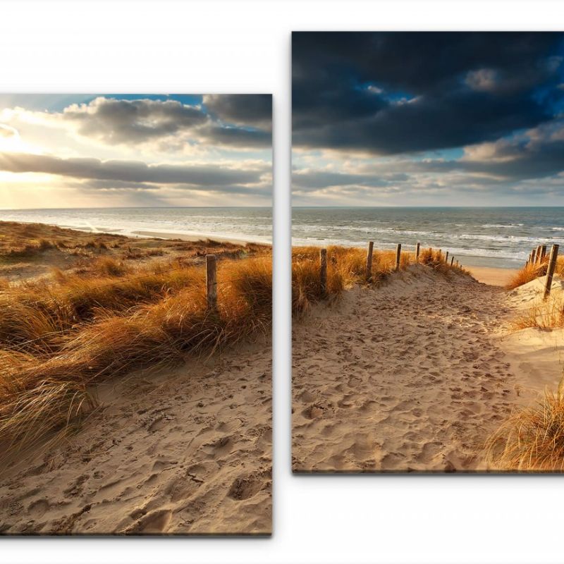 Niederlande Strand Wandbild in verschiedenen Größen