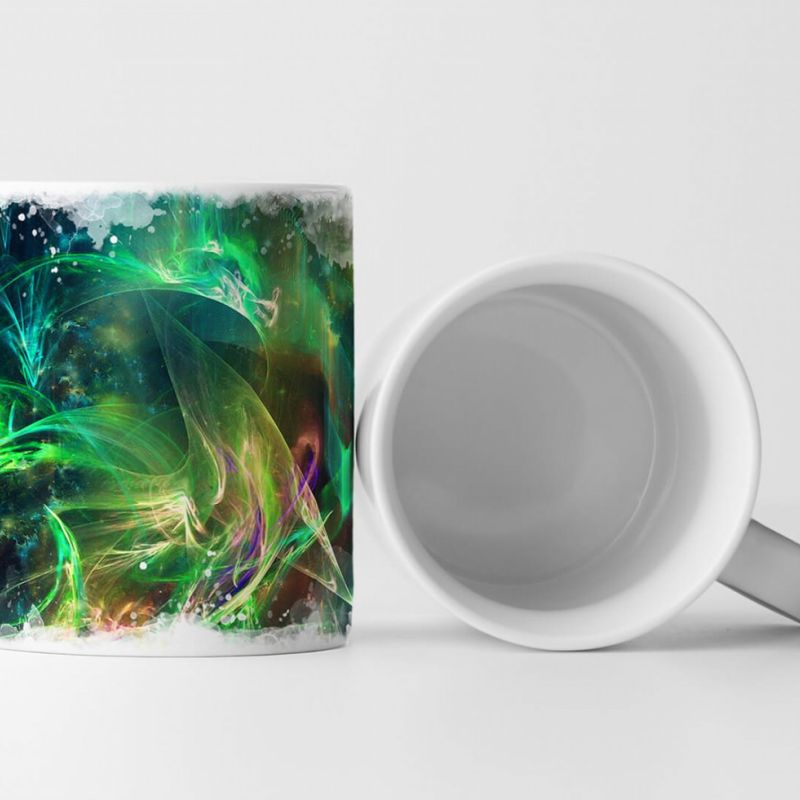 Tasse Geschenk verschwommene Lichter, Neonfarben