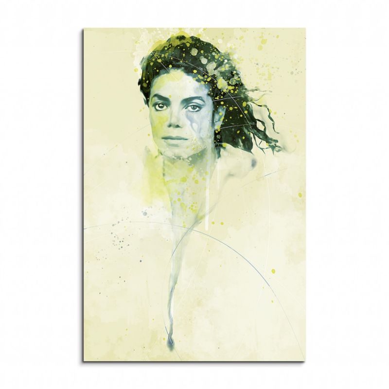 Michael Jackson VI Aqua 90x60cm Wandbild Aquarell Art