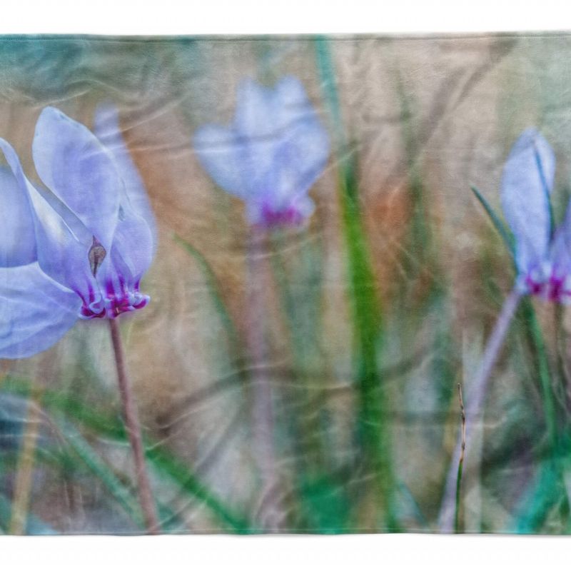 Handtuch Strandhandtuch Saunatuch Kuscheldecke  mit Fotomotiv Wildblumen Sommer