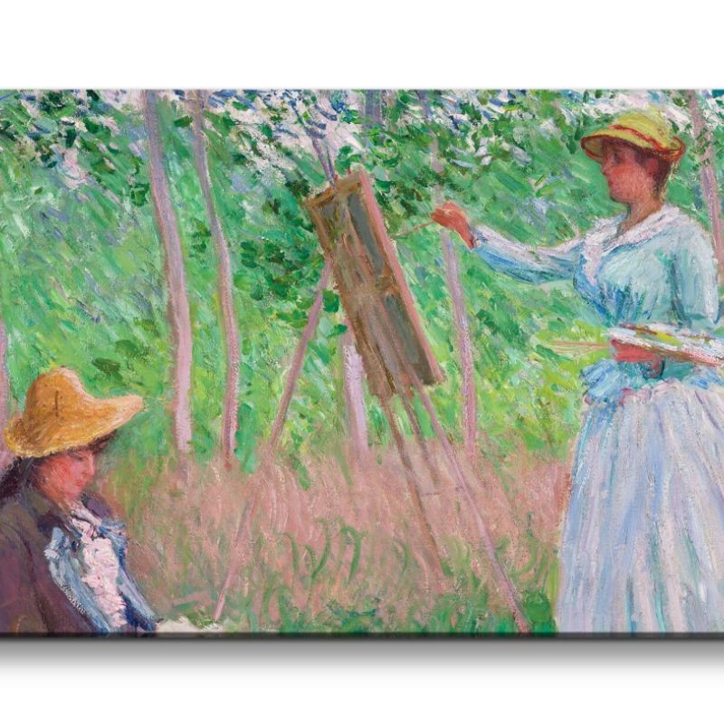 Remaster 120x60cm Claude Monet Impressionismus weltberühmtes Wandbild In the Woods at Giverny