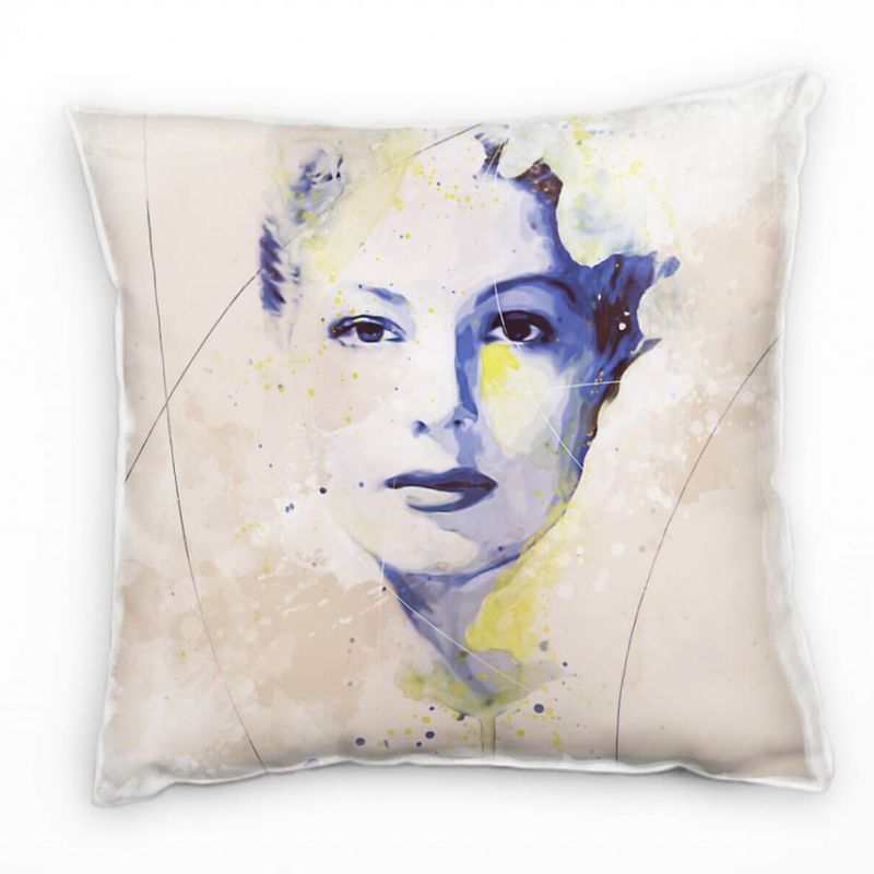 Ava Gardner I Deko Kissen Bezug 40x40cm für Couch Sofa Lounge Zierkissen