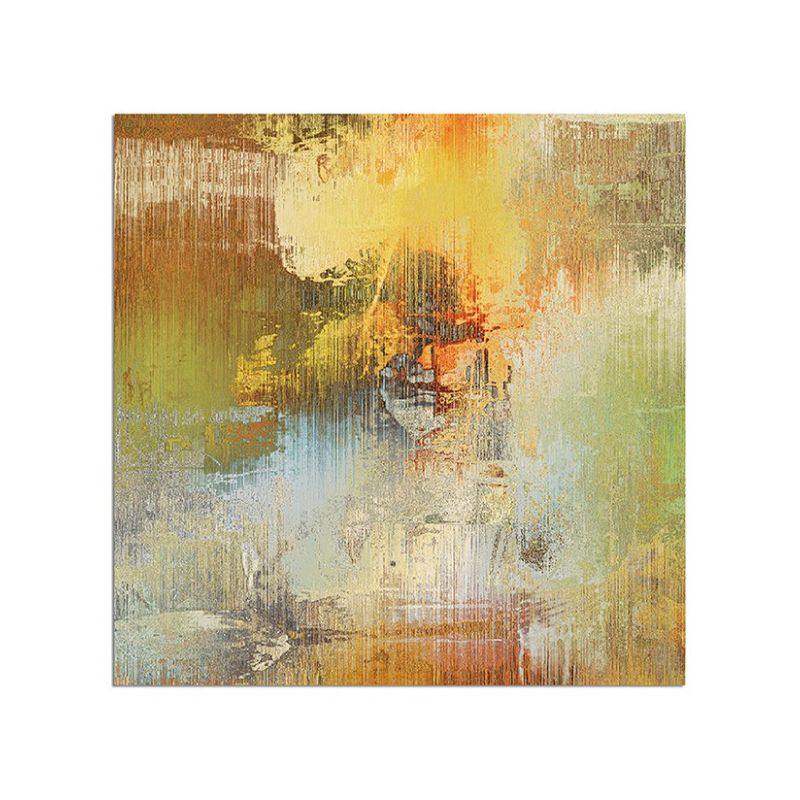 80x80cm Kunstdruckpapier farbenfroh abstrakt