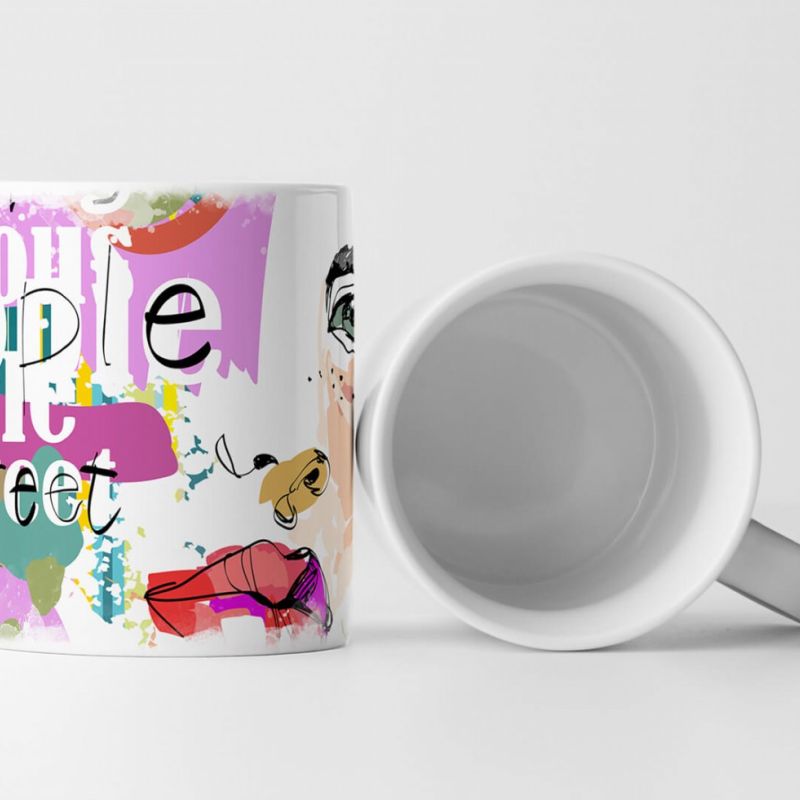 EAU ZONE Motiv Spruch Tasse Geschenk