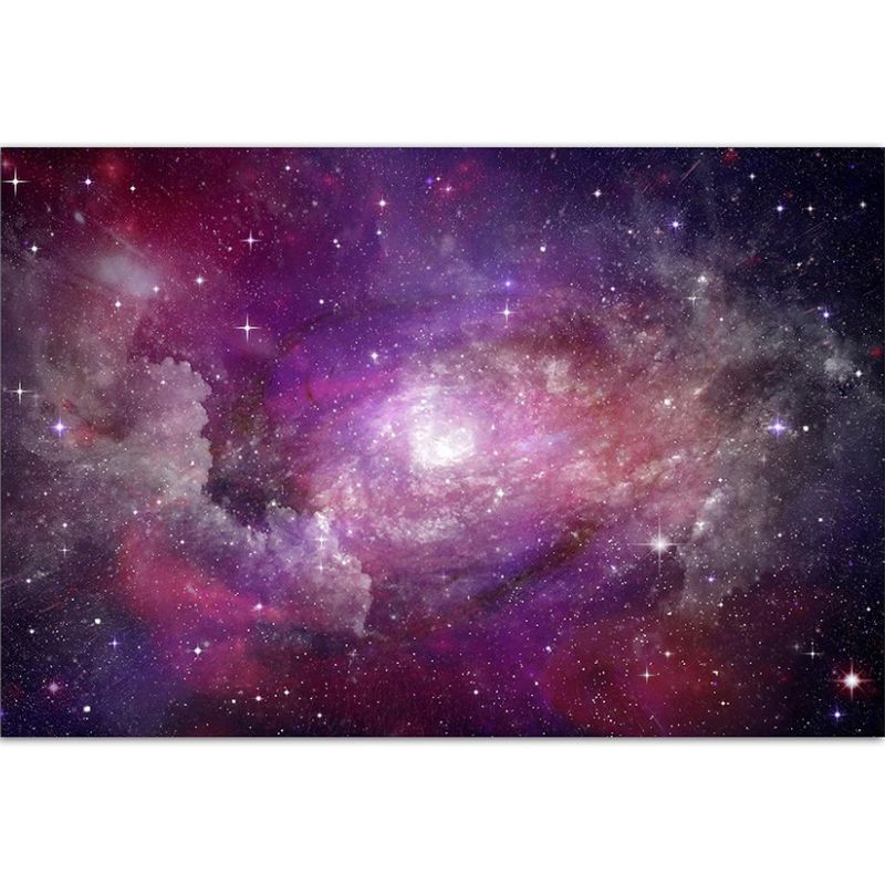 120x80cm Sterne Planet Weltall Galaxie