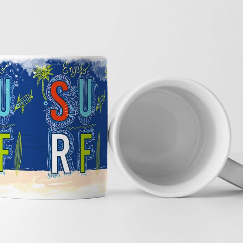 EAU ZONE Motiv Spruch Tasse Geschenk