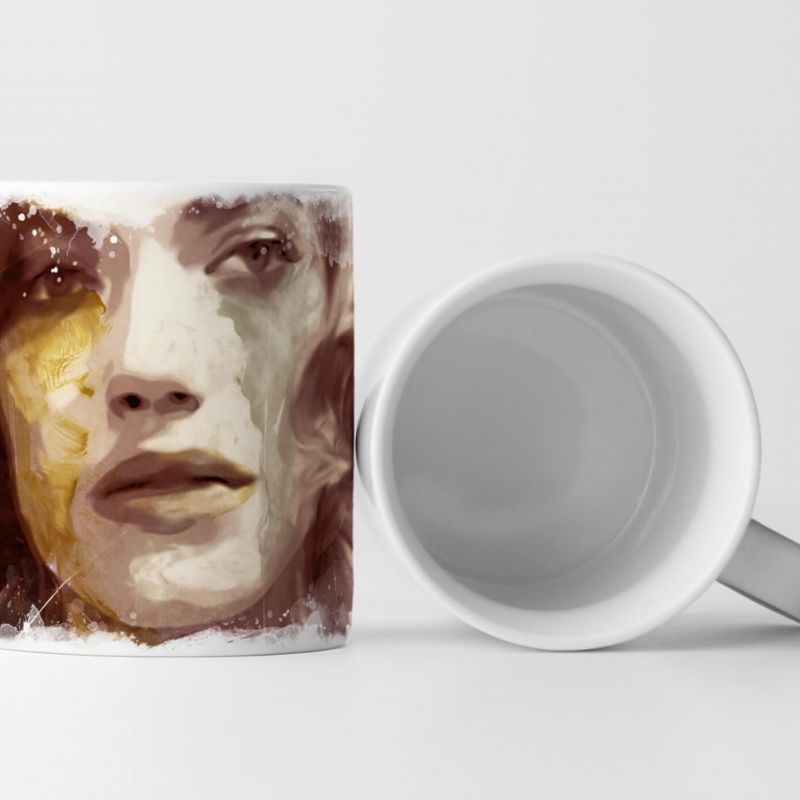 Imogen Poots Tasse als Geschenk,  Design Sinus Art