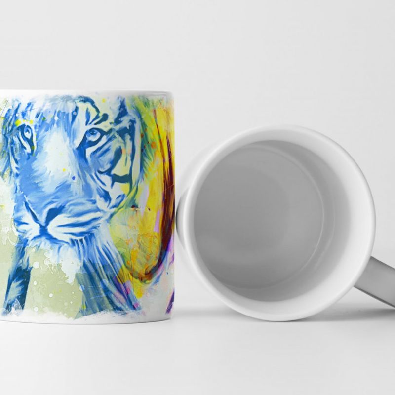 Tiger Tasse als Geschenk,  Design Sinus Art