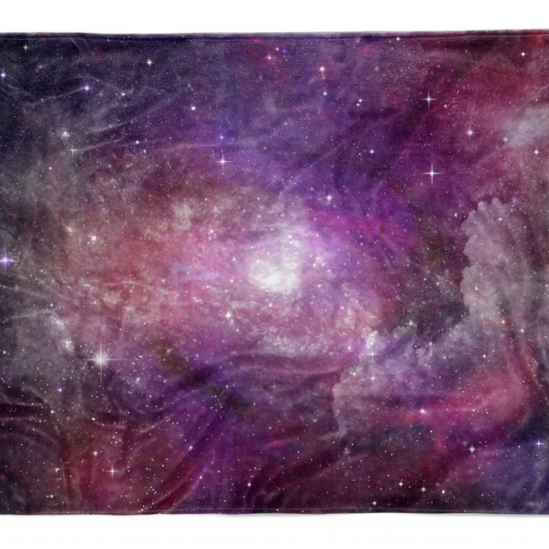 Handtuch Strandhandtuch Saunatuch Kuscheldecke  mit Fotomotiv Universum Galaxie