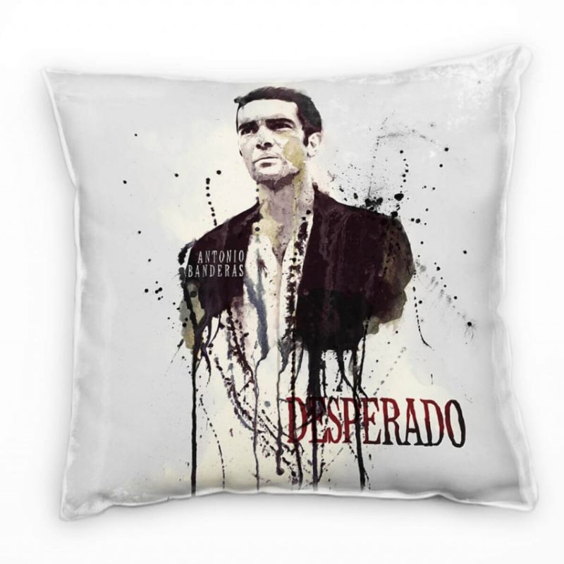 Antonio Banderas Deko Kissen Bezug 40x40cm für Couch Sofa Lounge Zierkissen