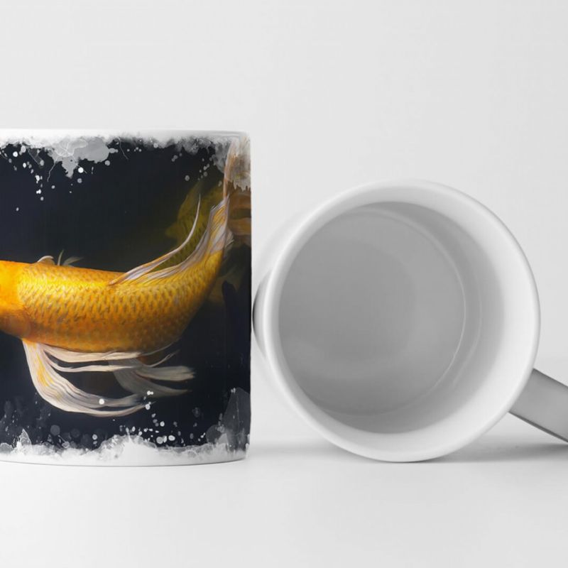 Tasse Geschenk Tierfotografie – Schwimmende Koifische