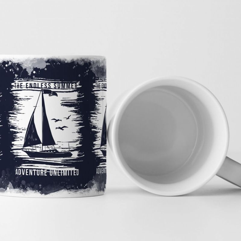 EAU ZONE Motiv Spruch Tasse Geschenk