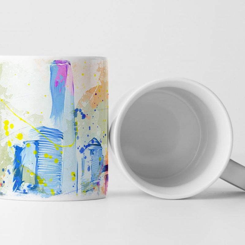 Skyline Tasse als Geschenk,  Design Sinus Art