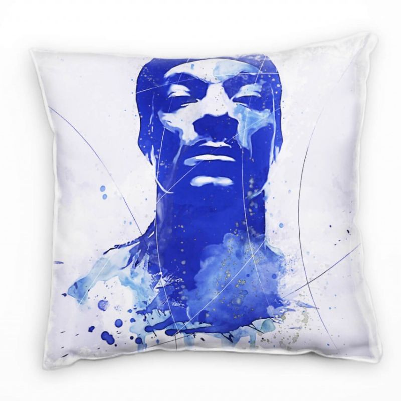 Snoop Dogg Deko Kissen Bezug 40x40cm für Couch Sofa Lounge Zierkissen