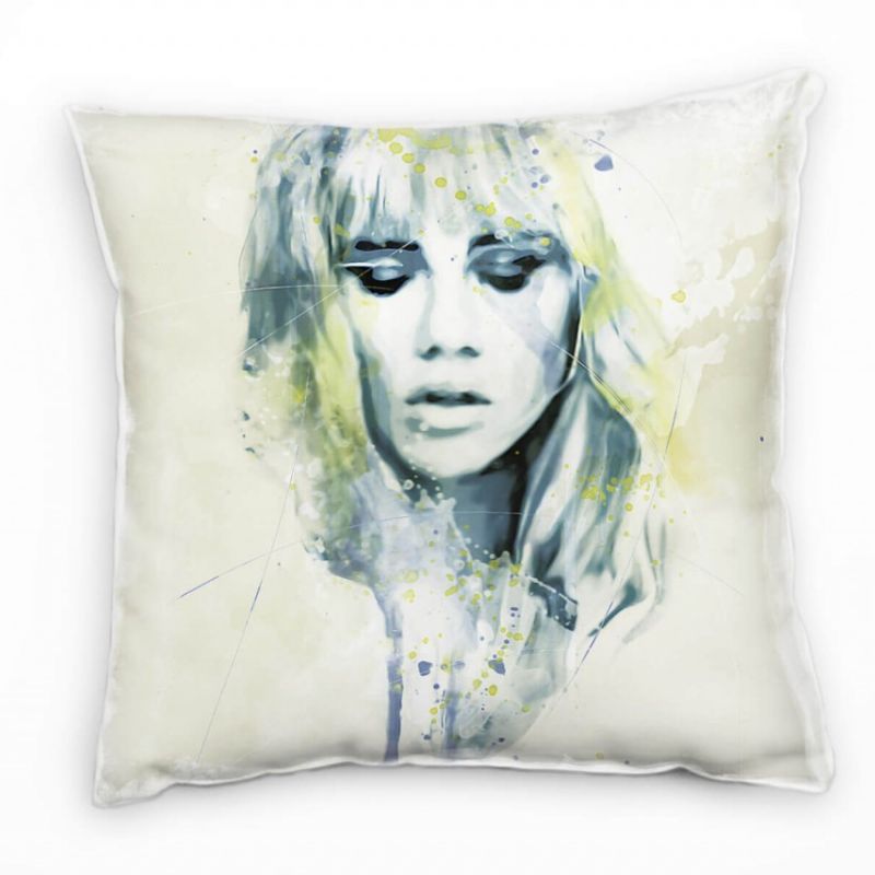 Suki Waterhouse II Deko Kissen Bezug 40x40cm für Couch Sofa Lounge Zierkissen