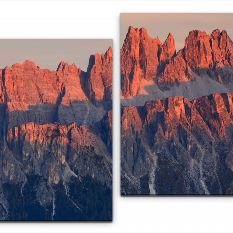 italienische Alpen Wandbild in verschiedenen Größen