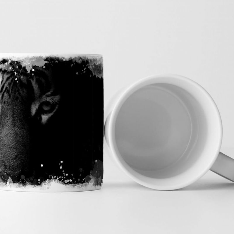 Tasse Geschenk Tierfotografie – Wunderschöner Tigerkopf