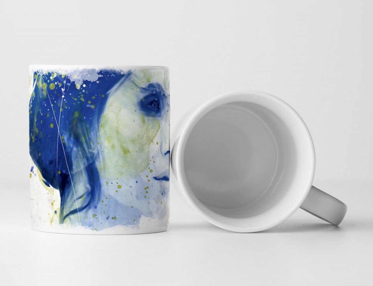 Angelina Jolie V Tasse als Geschenk,  Design Sinus Art