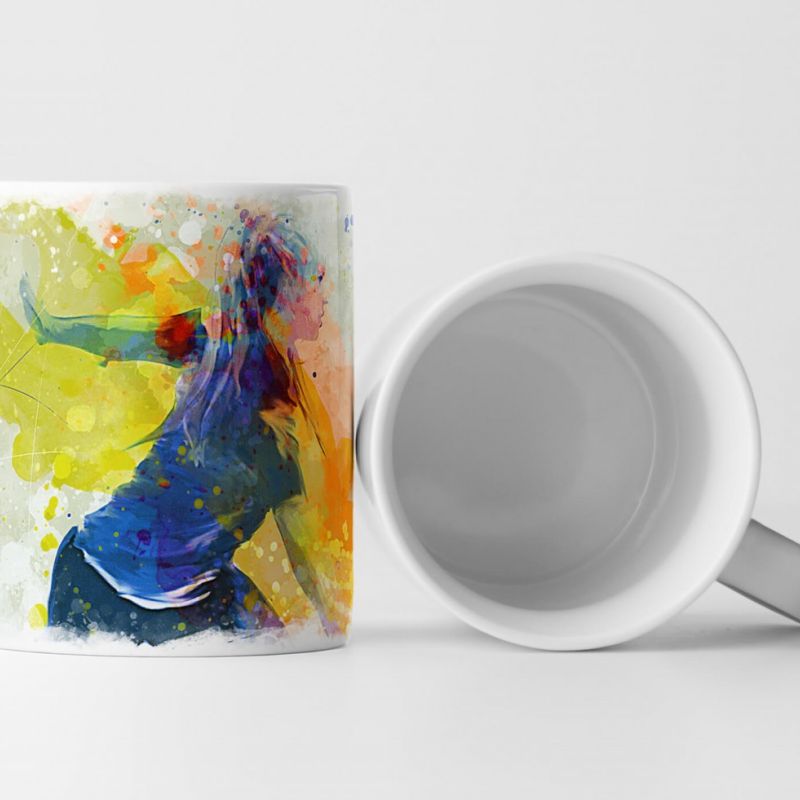 Bowling Tasse als Geschenk,  Design Sinus Art