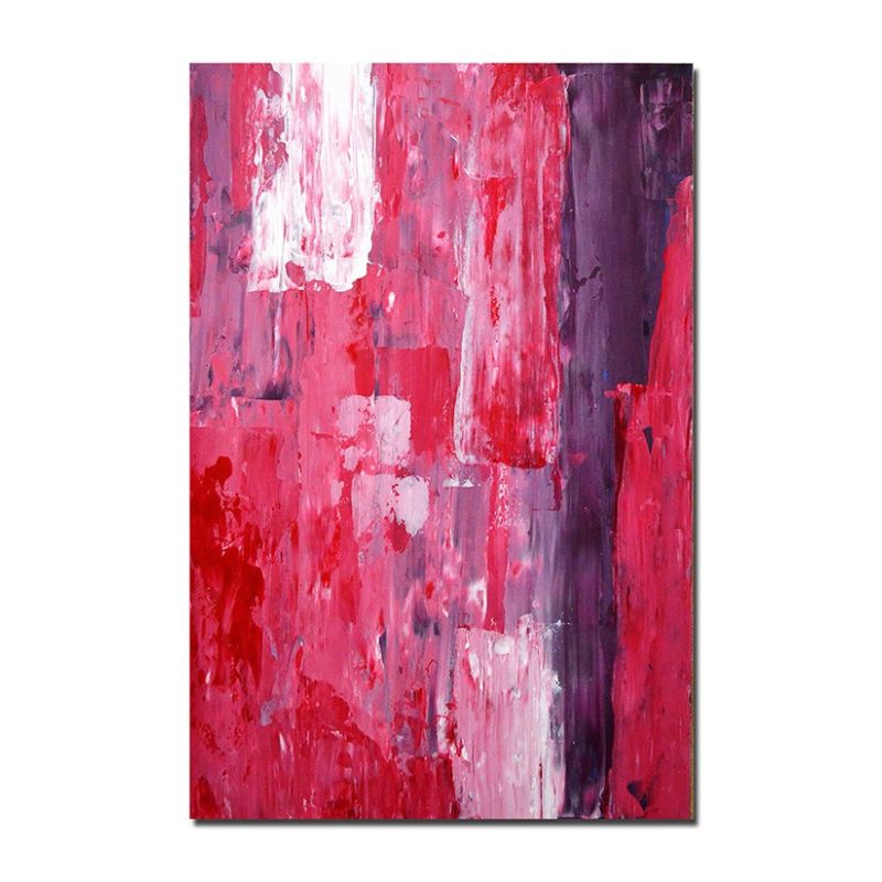 120x80cm Malerei abstrakt pink Kunstwerk