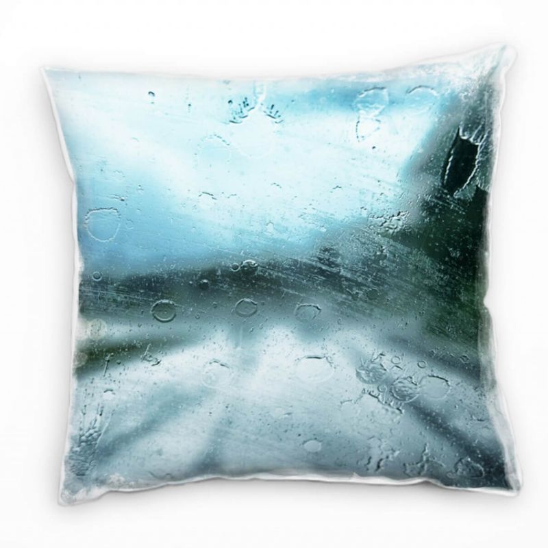 künstlerische Fotografie, Windschutzscheibe, Regen Deko Kissen 40x40cm für Couch Sofa Lounge Zierkis