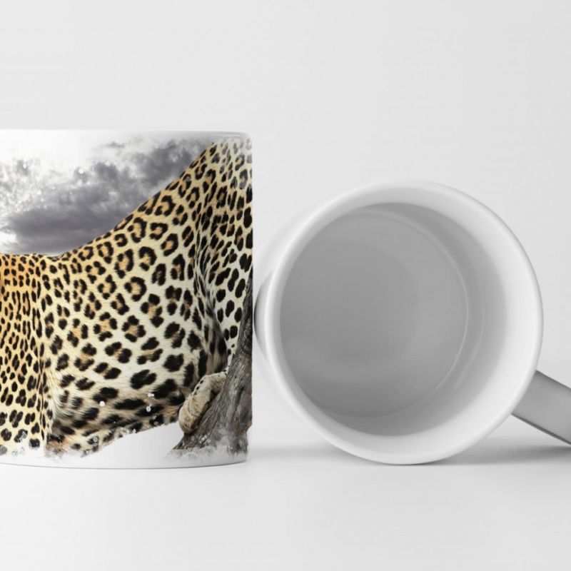 Tasse Geschenk Tierfotografie – Anmutiger Leopard