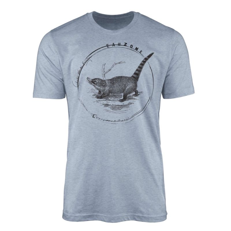 Evolution Herren T-Shirt Nasenbär