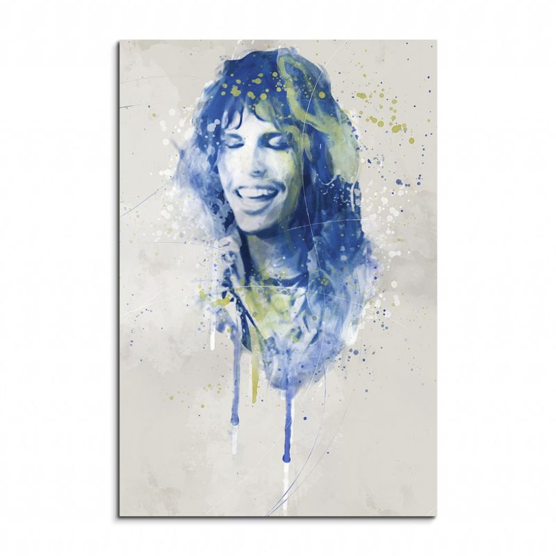 Steven Tyler II Aqua 90x60cm Wandbild Aquarell Art