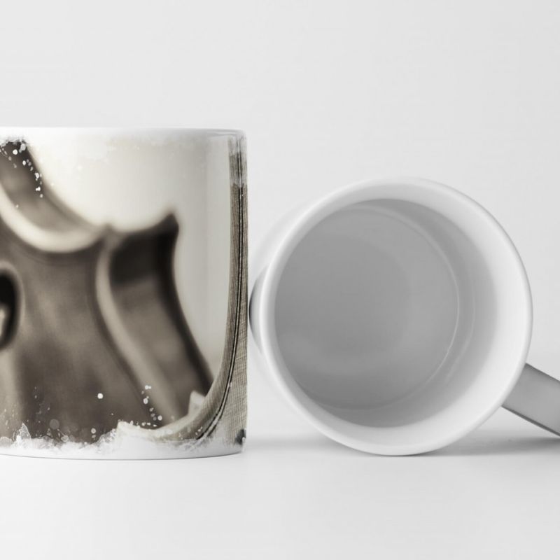 Tasse Geschenk Fotografie – Makroaufnahme einer Violine