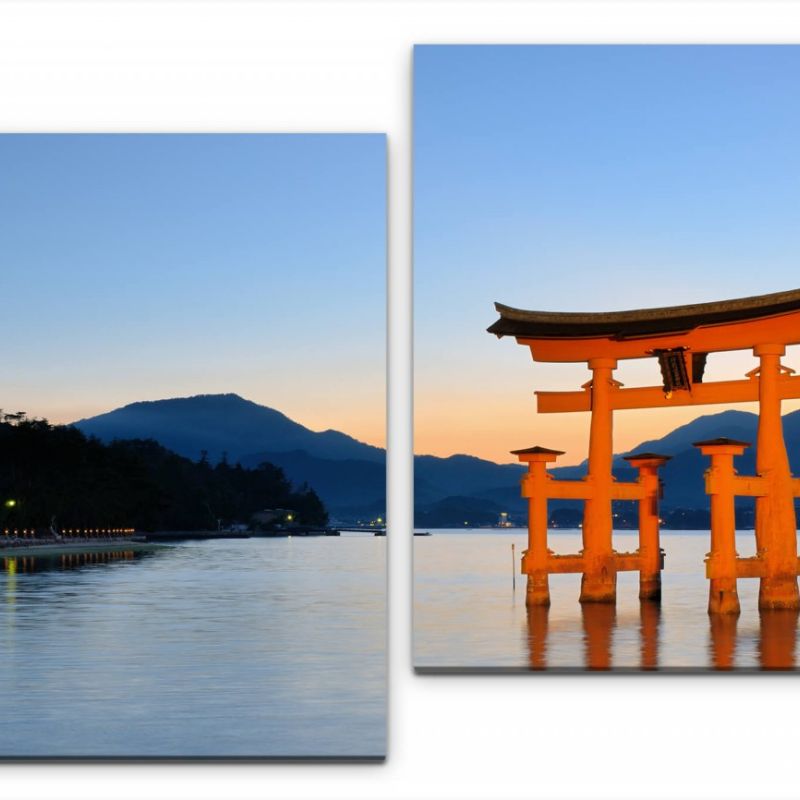 Miyajima Gate Japan Wandbild in verschiedenen Größen