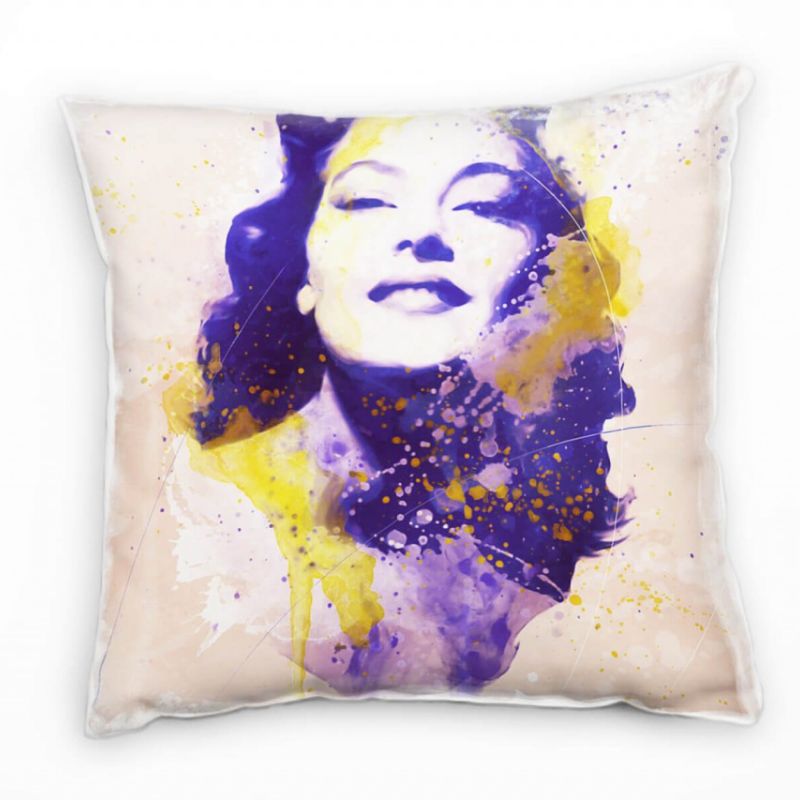 Ava Gardner III Deko Kissen Bezug 40x40cm für Couch Sofa Lounge Zierkissen