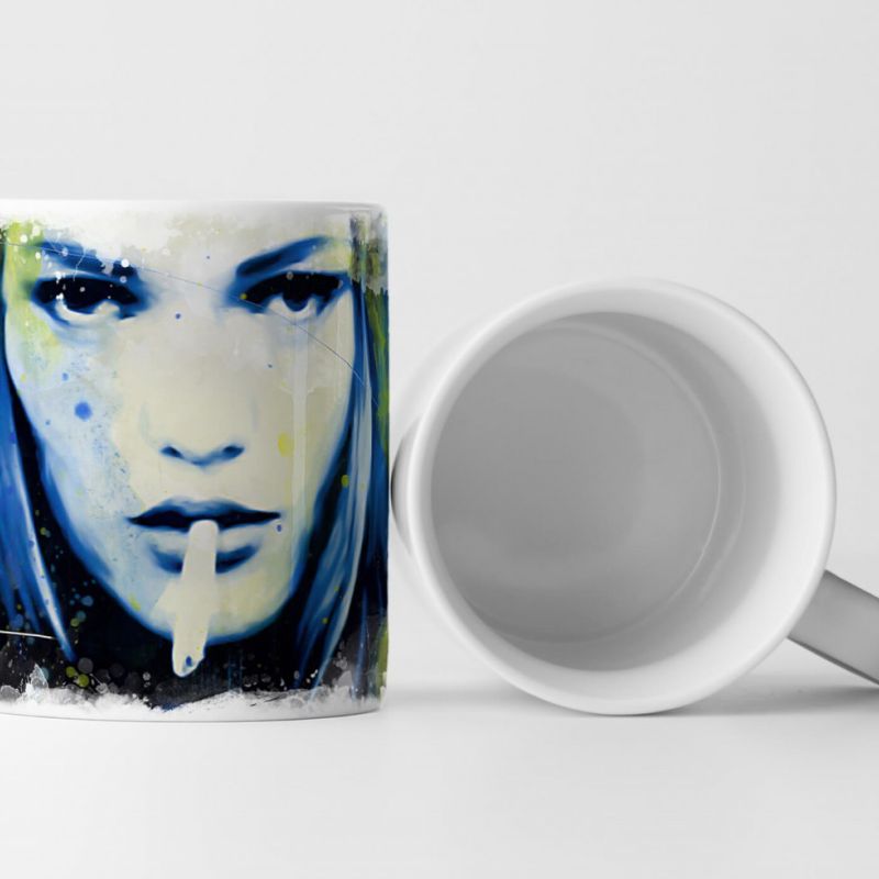 Vanessa Paradis II Tasse als Geschenk,  Design Sinus Art