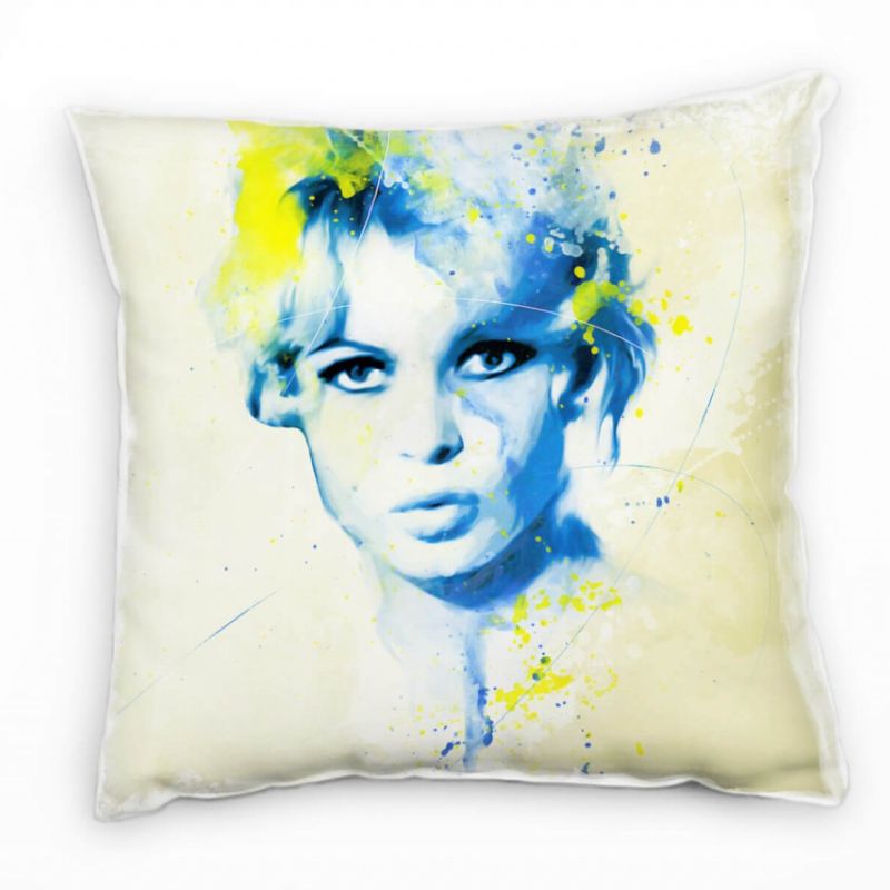 Brigitte Bardot IX Deko Kissen Bezug 40x40cm für Couch Sofa Lounge Zierkissen